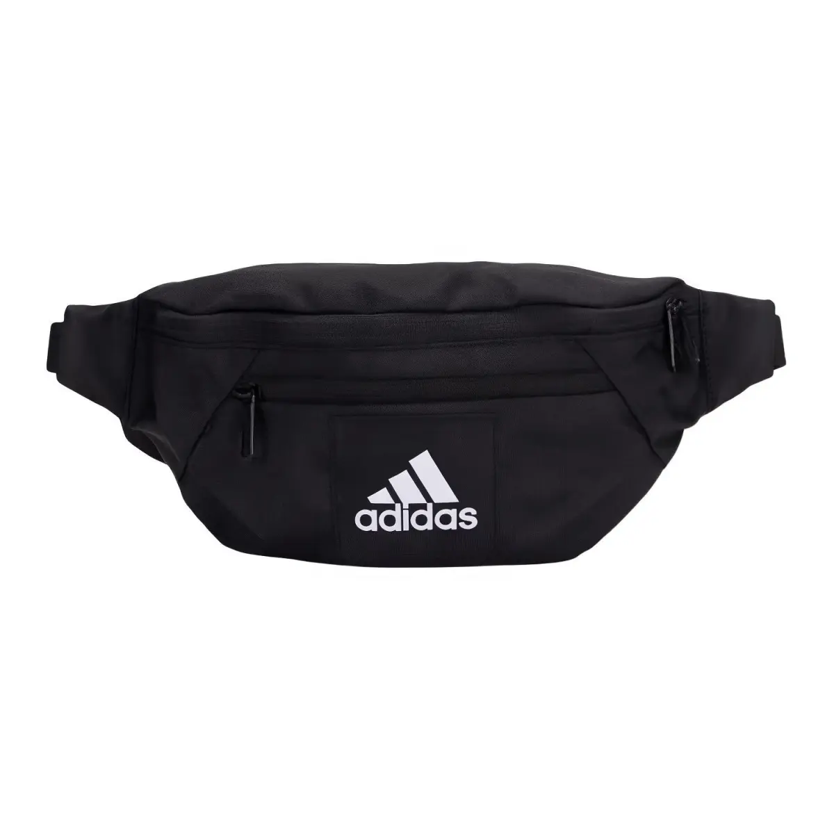 Adidas Zip Closure Polyester Fanny Pack Regular Unisex Black