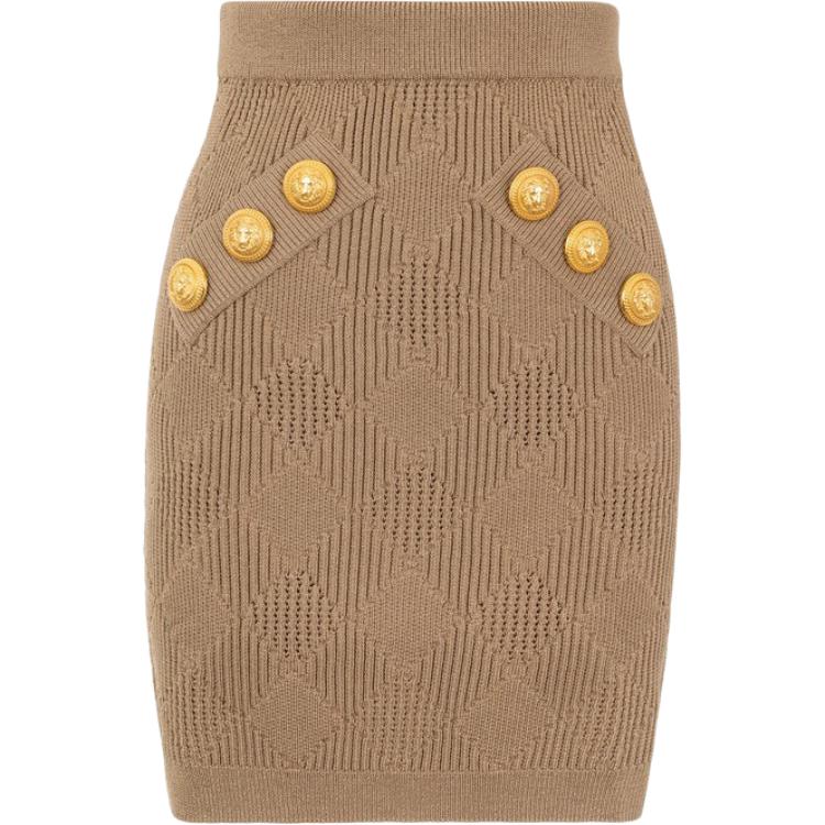 Женская юбка BALMAIN (каки)