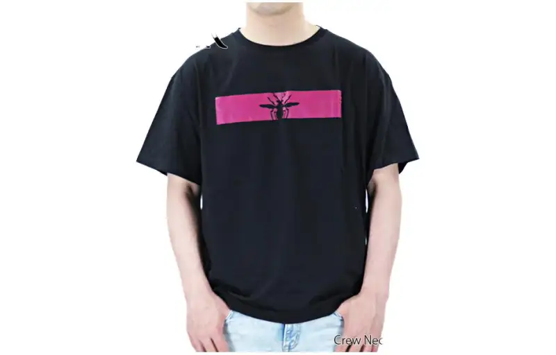 DIOR T Shirts Men's Black Crew Neck Moderate Straight Fit