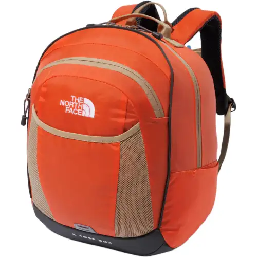 THE NORTH FACE 22L Backpack Outdoor Bag Fabric Orange Unisex