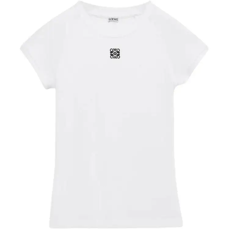 LOEWE Anagram Embroidered Crewneck T Shirt