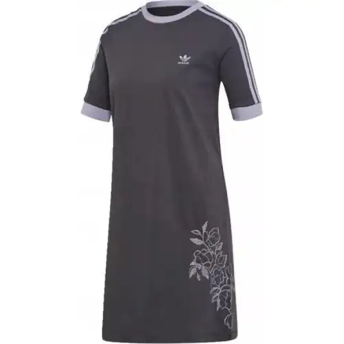 Adidas Originals Short Sleeved Dress Women's Dark Gray