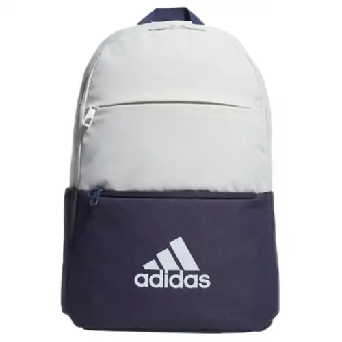 Adidas Polyester Backpack Unisex Navy Blue/Gray