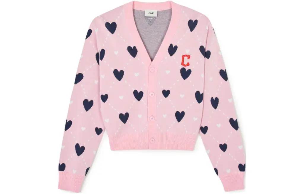 MLB SS24 Cleveland Guardians Knitwear Women's Pink