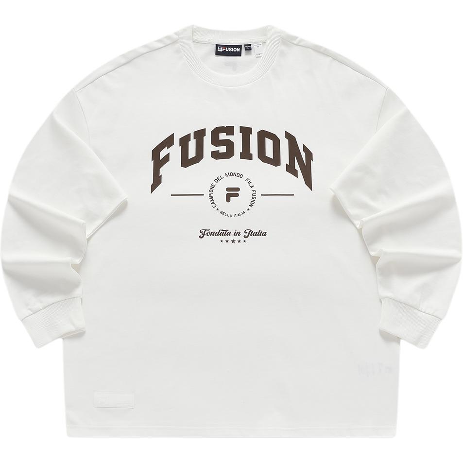 Мужская футболка Fila Fusion Long Sleeve (белая)
