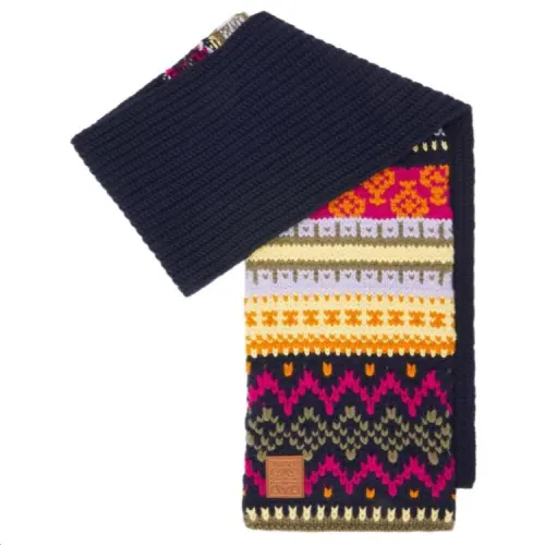 Loewe logo wool scarf