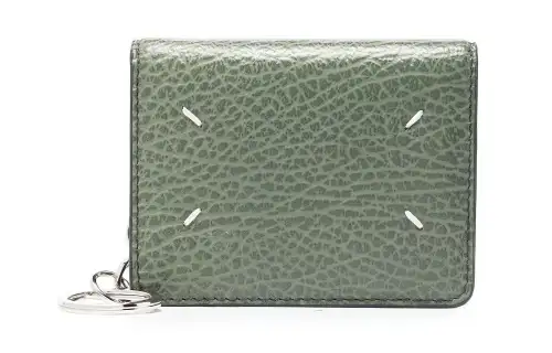 Maison Margiela Leather Wallet Women's Light Green