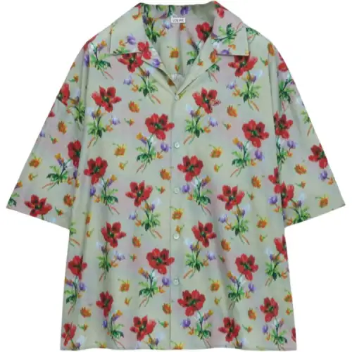 Loewe floral-print short-sleeve shirt