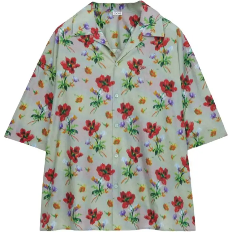 Loewe floral-print short-sleeve shirt