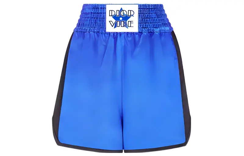 DIOR Quarterly New Products Casual Shorts Women's Blue Moderate