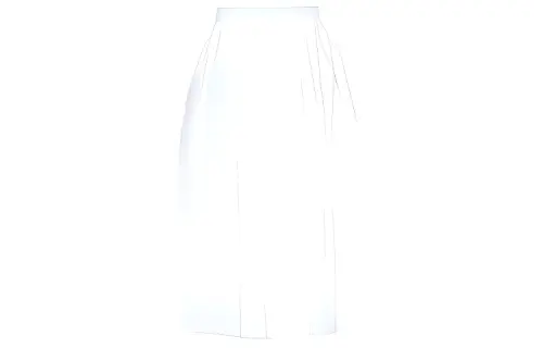 MIU MIU FW21 Casual Long Skirt Women's White