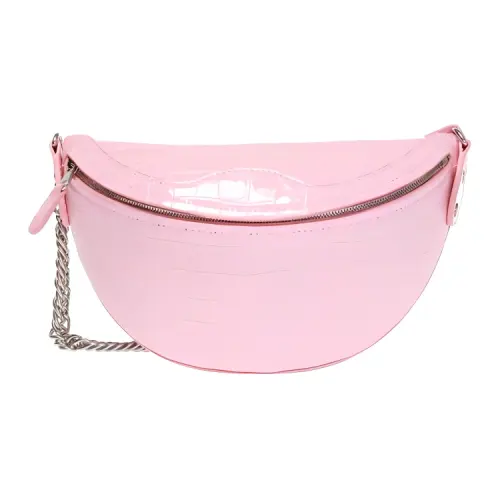 Balenciaga Calfskin One Shoulder Crossbody Fanny Pack Extra Small Women's Baby Pink