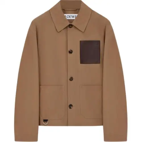 Loewe Anagram-debossed cotton jacket