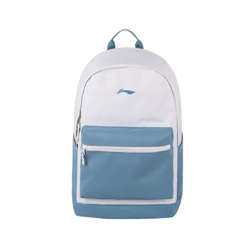 Li Ning Polyester Backpack Regular Unisex White Blue