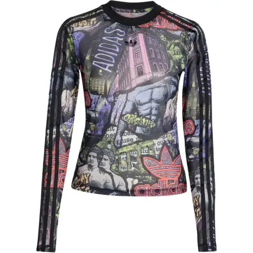 Adidas X Jeremy Scott Aop Power Mesh T Shirt Multicolor