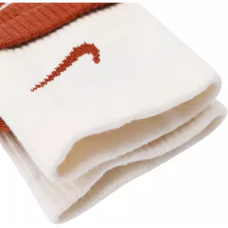 Nike Ankle Socks Unisex 1 Pack Dark Reddish brown / Dark Reddish brown / Sail White