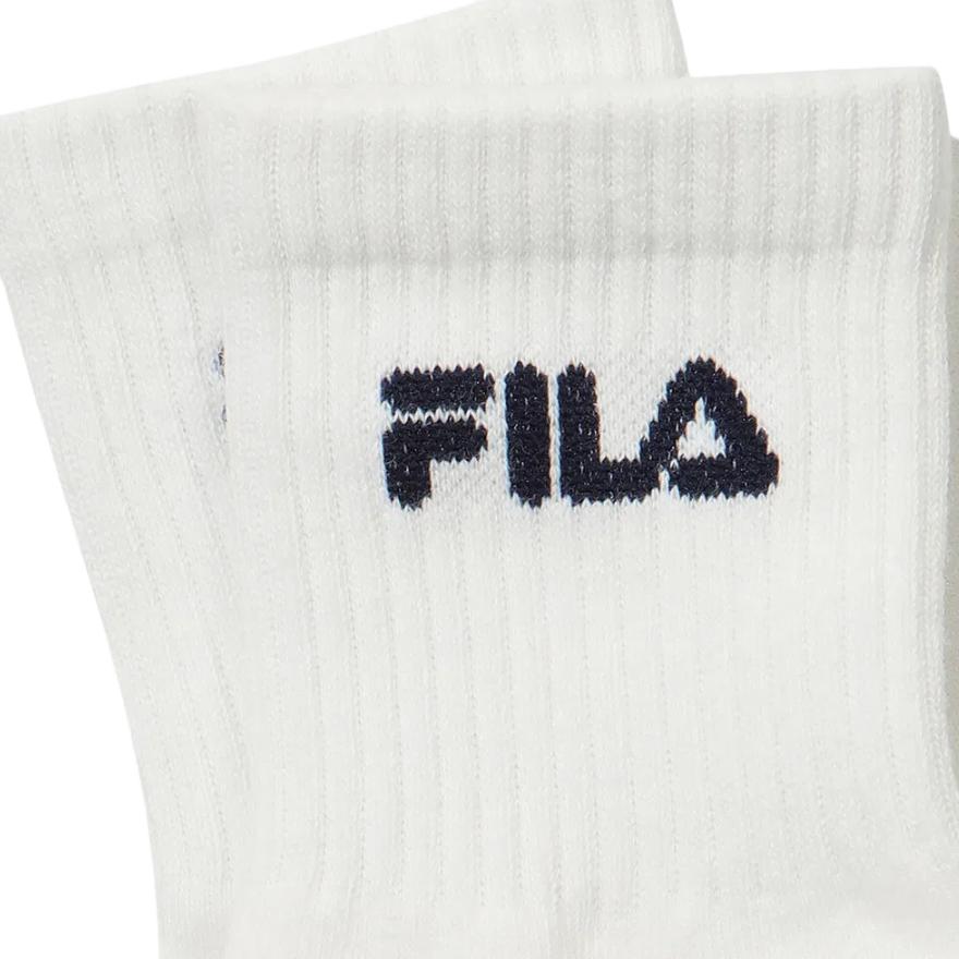 FILA Mid Calf Socks Unisex 3 Pack