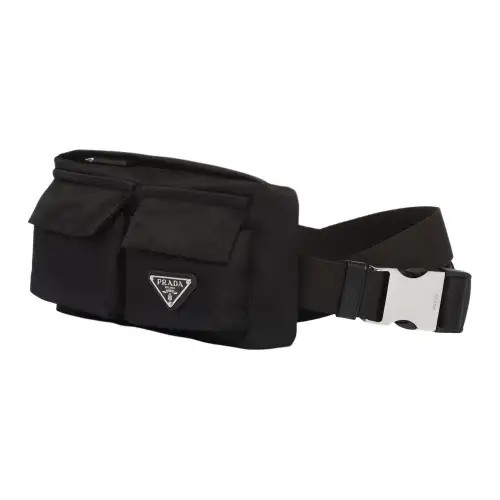 PRADA Re Nylon Recycled Polyamide Fanny Pack Men's Black
