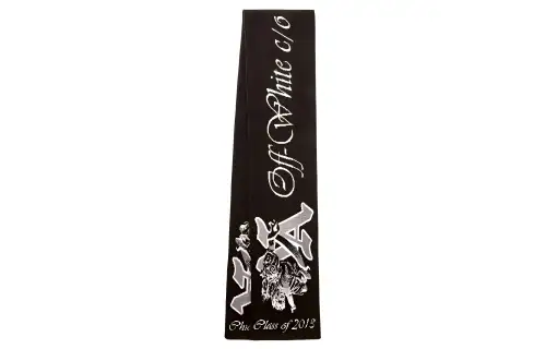 OFF WHITE Va Knitted Scarf