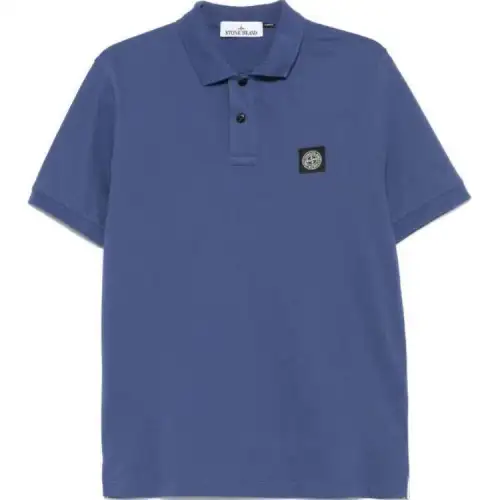 Stone Island piqué polo shirt