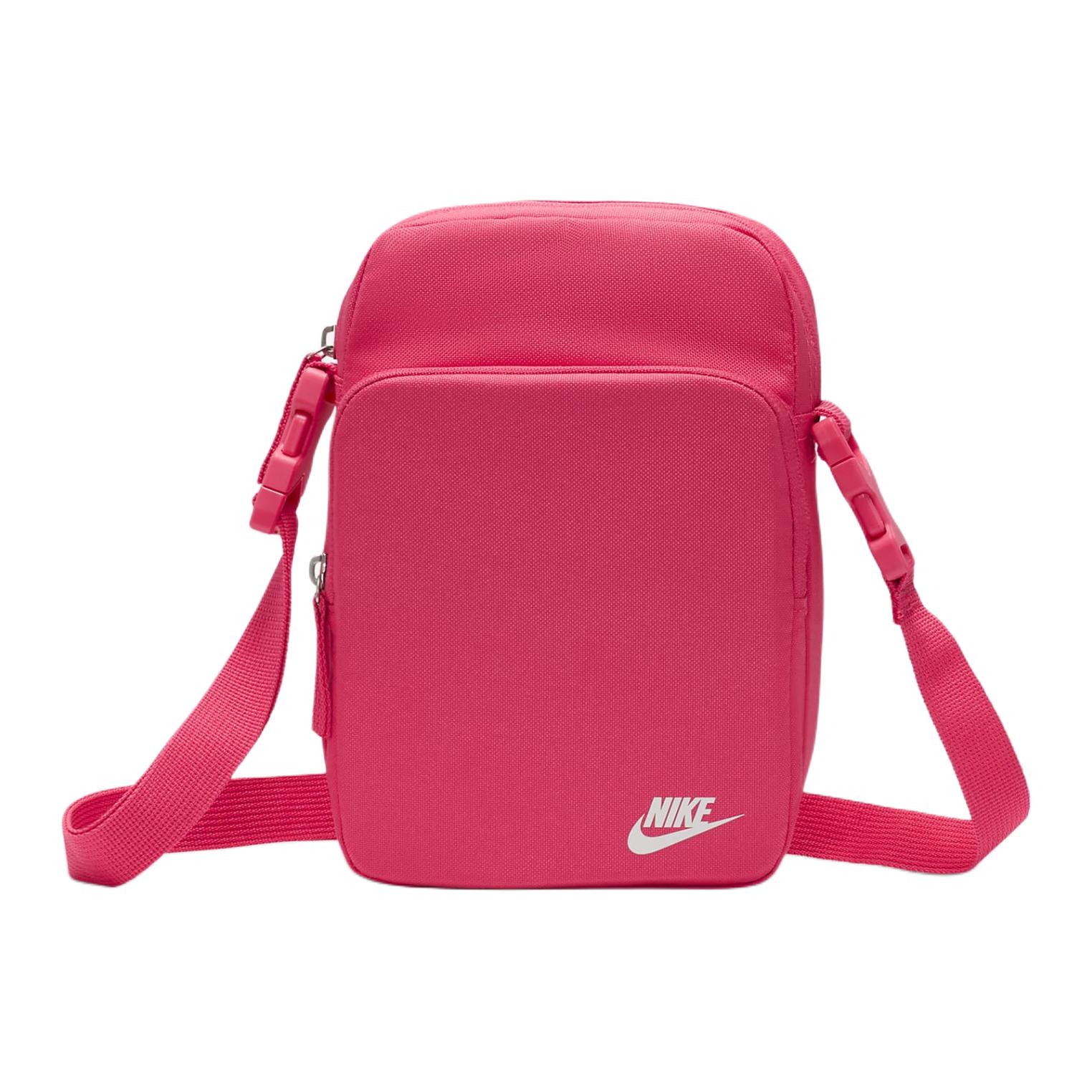 Nike Heritage Recycled Polyester Shoulder Bag, Crossbody Bag Women's Pink