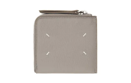 Maison Margiela Zip Closure Wallet Men's Gray
