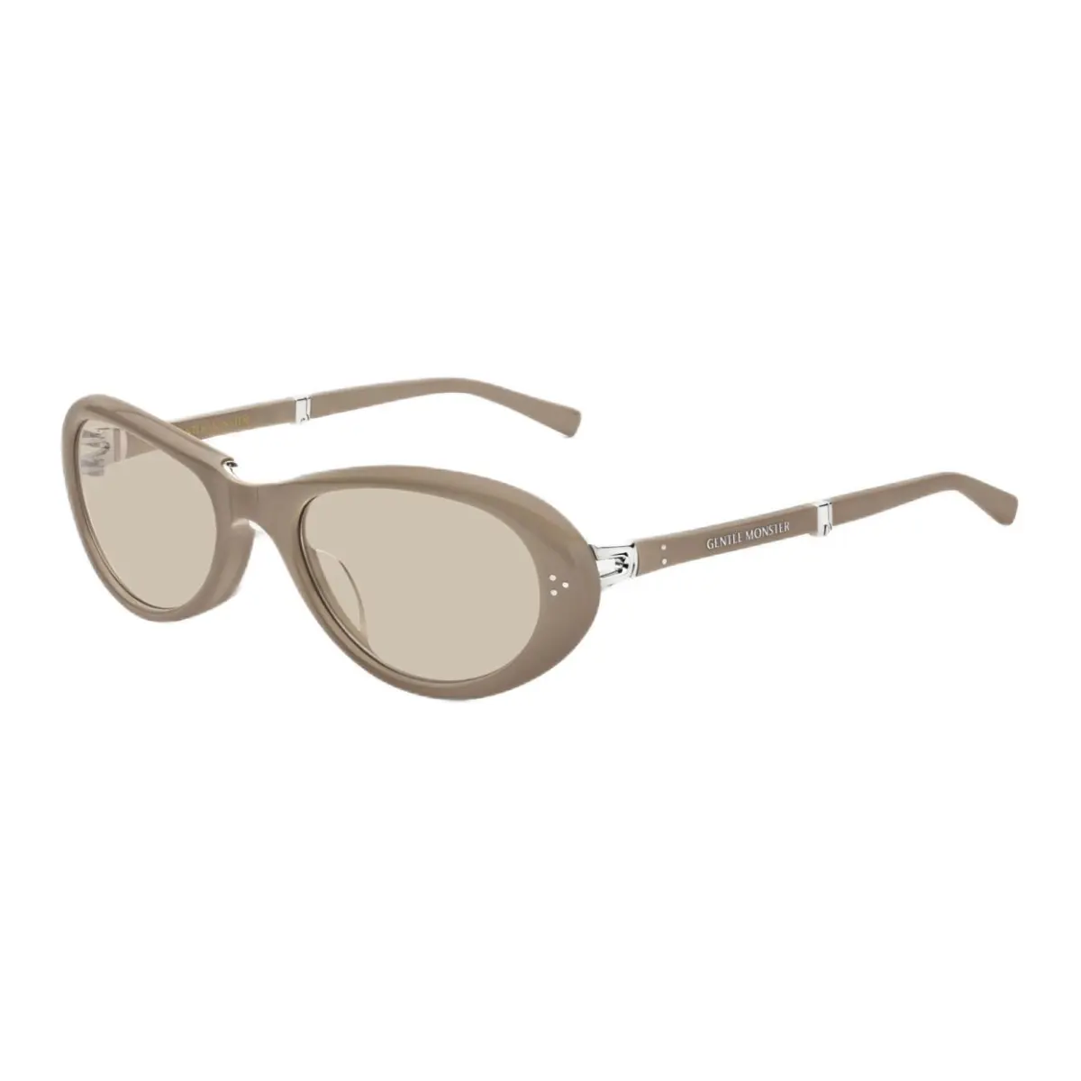 GENTLE MONSTER Irregular Shape Sunglasses Unisex Brown