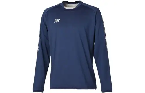 New Balance T Shirts Men's Navy Crew Neck Moderate Straight Fit