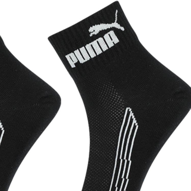 PUMA Crew Socks Men’s 2 Pack Black