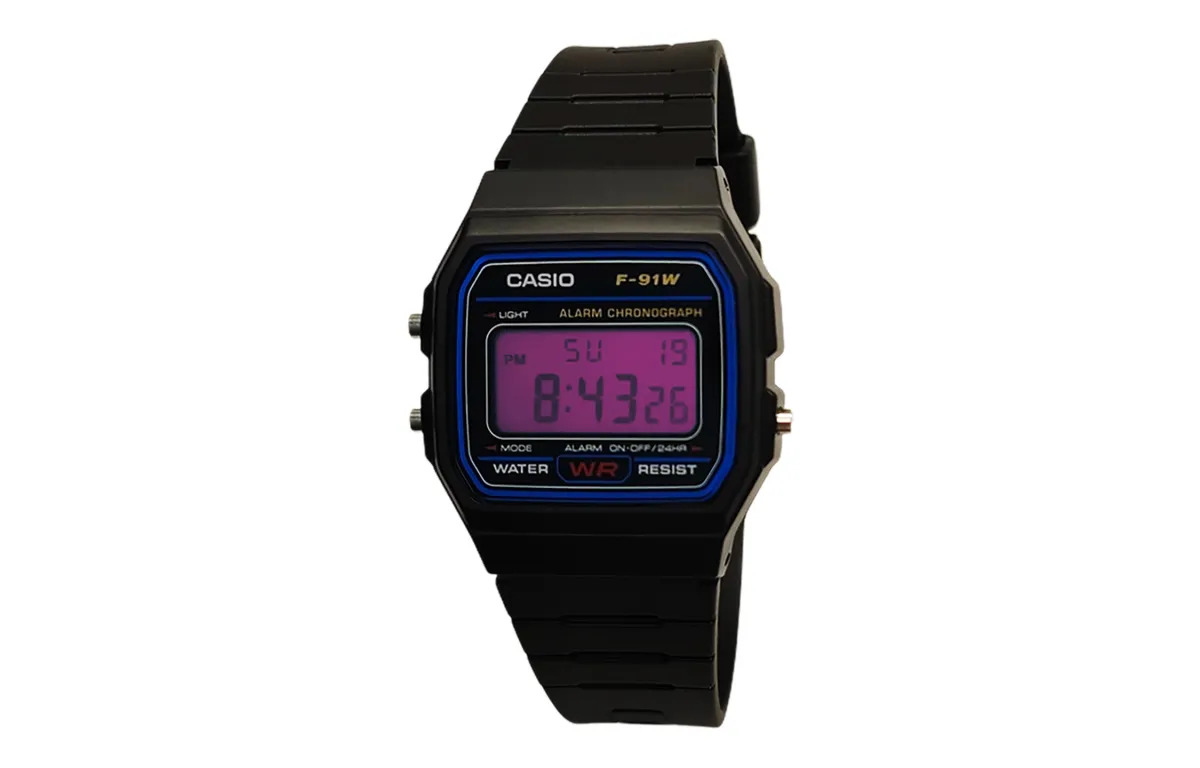 CASIO Custom Collection Quartz Movement Resin Strap Watch Men's Watches Black Dial