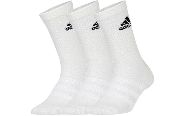 Adidas Mid Calf Socks Unisex White