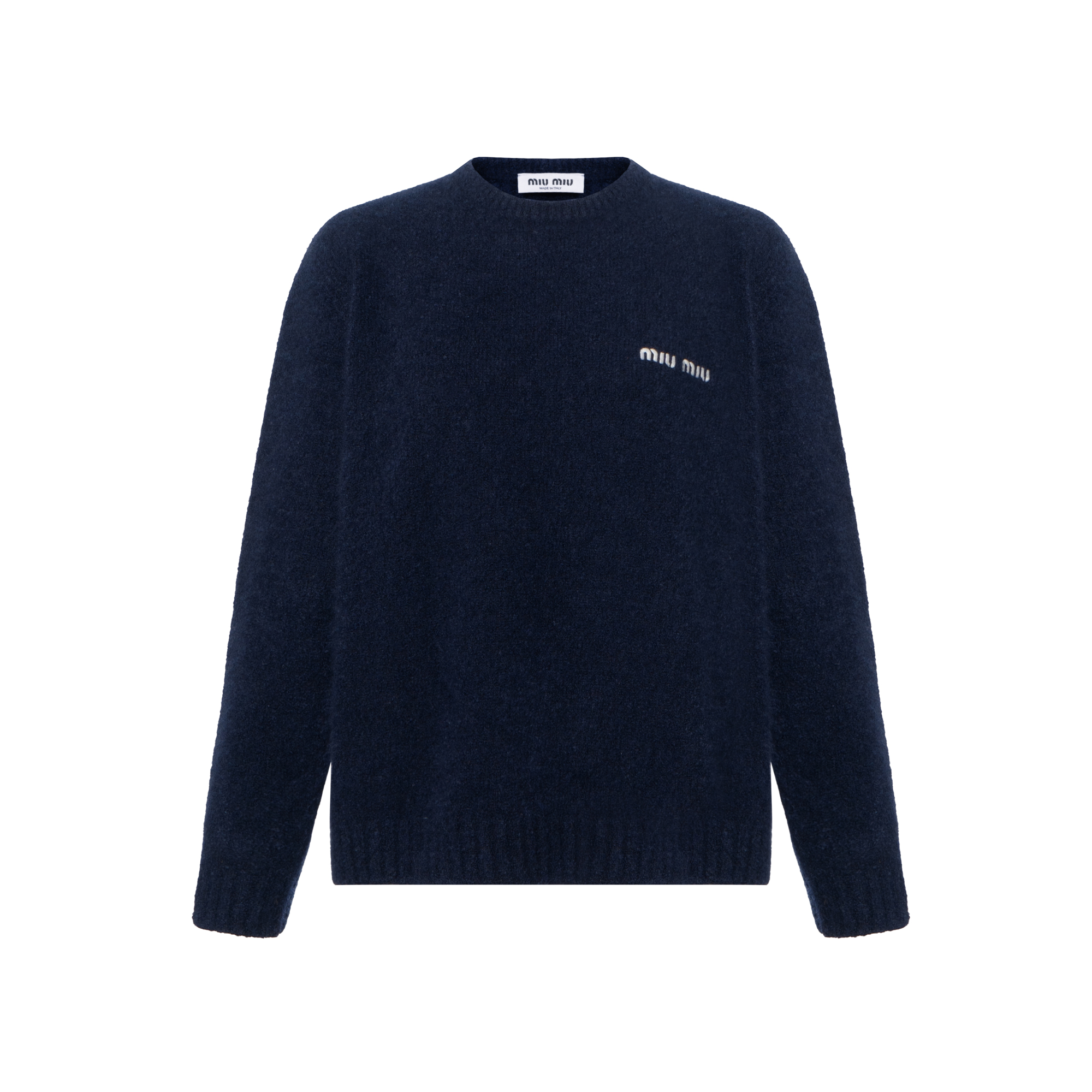 Женский джемпер MIU MIU Knitwear (темно-синий)