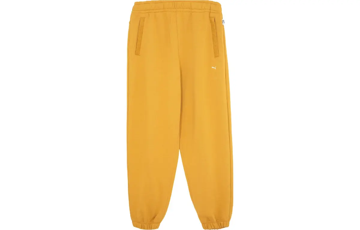PUMA Knitted Sweatpants Unisex Earth Yellow Moderate Other
