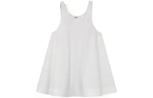 LOEWE Trapeze Dress In Cotton White