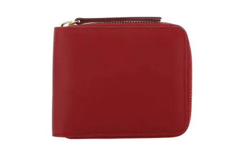 Maison Margiela Smooth Leather Wallet Women's Red