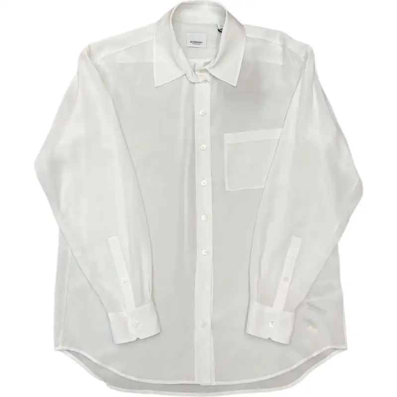Burberry Shirts Women's White Lapel Moderate Other