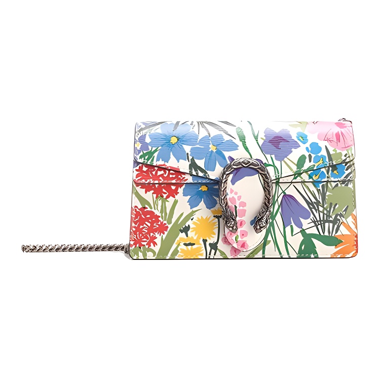 GUCCI Dionysus Metal Accessories Leather Crossbody Bag Extra Mini Women's Multicolor