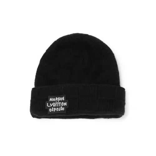 LOUIS VUITTON Wool Beanies Men's Black