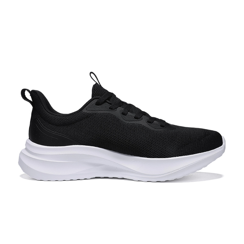 QIAODAN Running Shoes Men’s Black White Gray