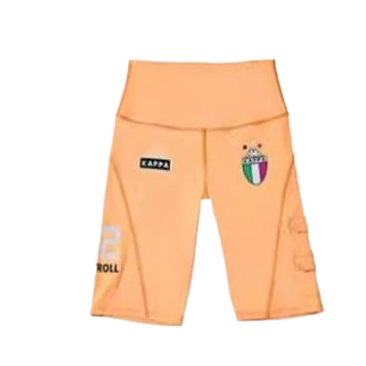 Kappa FW/AW22 Sports Shorts Women’s Neon Orange Yellow