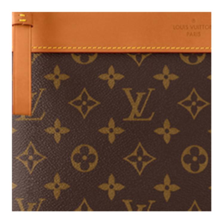 Мужская сумка Louis Vuitton Pochette Voyage (коричневая) — фото 5