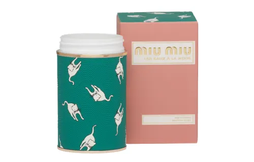 MIU MIU Miu Miu Cat Print Neon Fashion Perfume Bottom Case