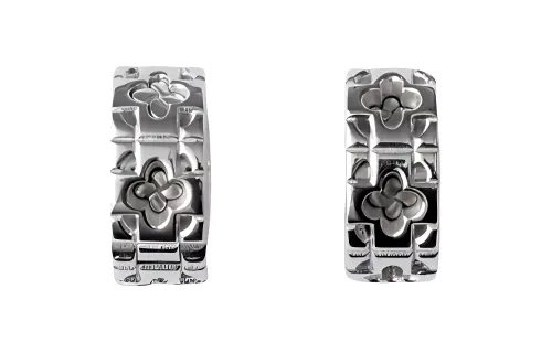 Burberry Silver Earrings Women's Silver
