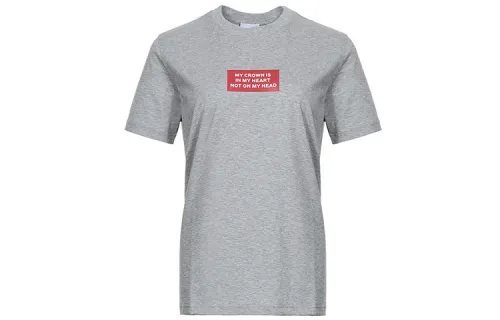Burberry Regular T Shirt Women's Gray