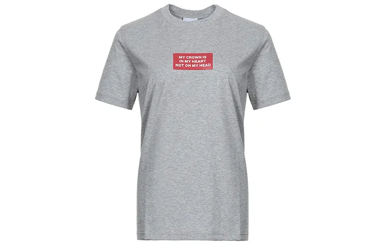Burberry Regular T Shirt Women's Gray
