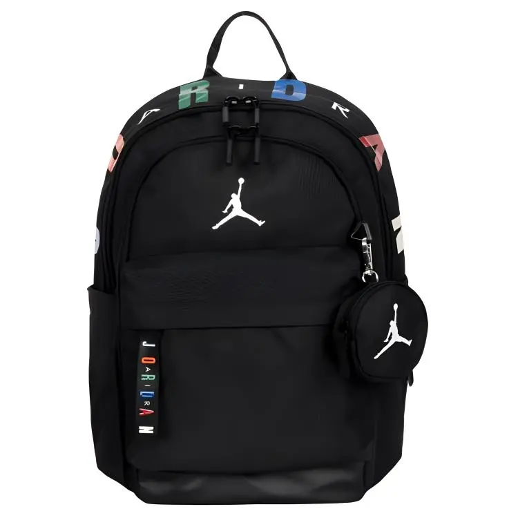 Jordan Polyester Backpack Regular Unisex Black