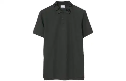 Burberry SS23 Polo Shirt Men's Dark Gray