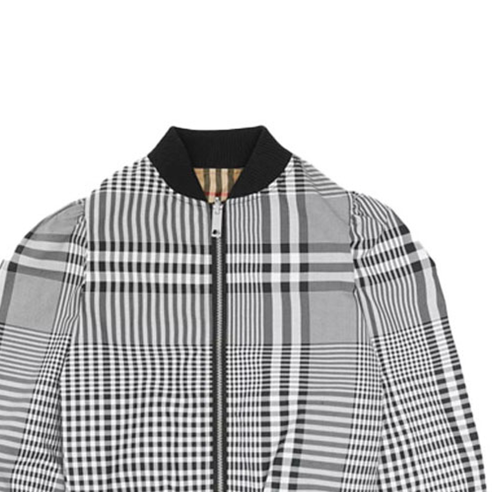 Женская куртка Burberry (черно-белый) — фото 11