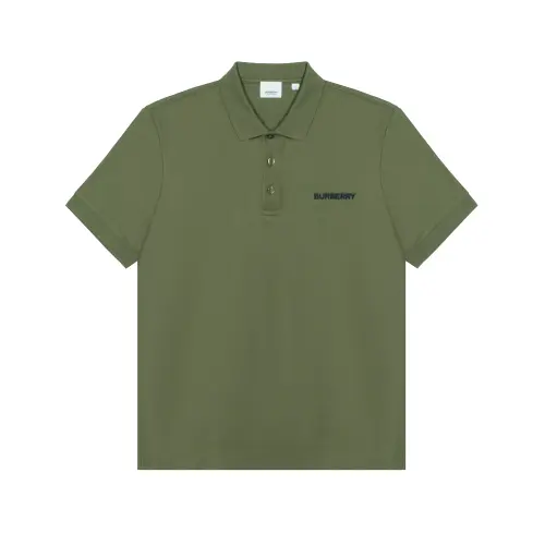Burberry Polo Shirt Men's Green