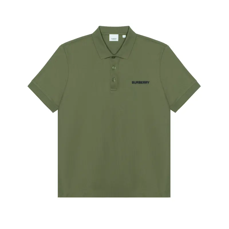 Burberry Polo Shirt Men's Green